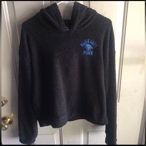Victoria’s Secret PINK Collegiate Blue Jays Sherpa Hoodie L